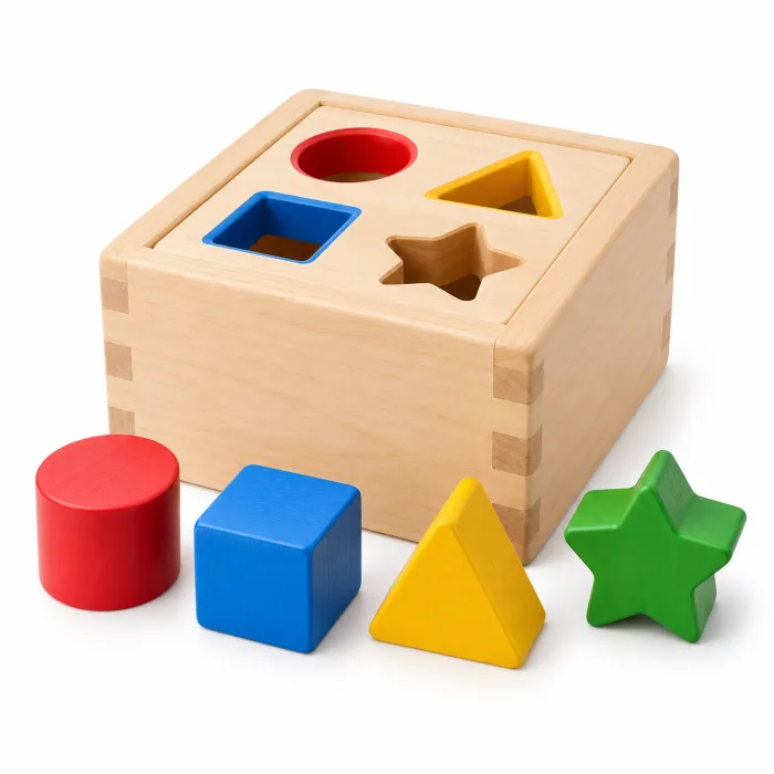 PlayWood medinė formų rūšiuoklė